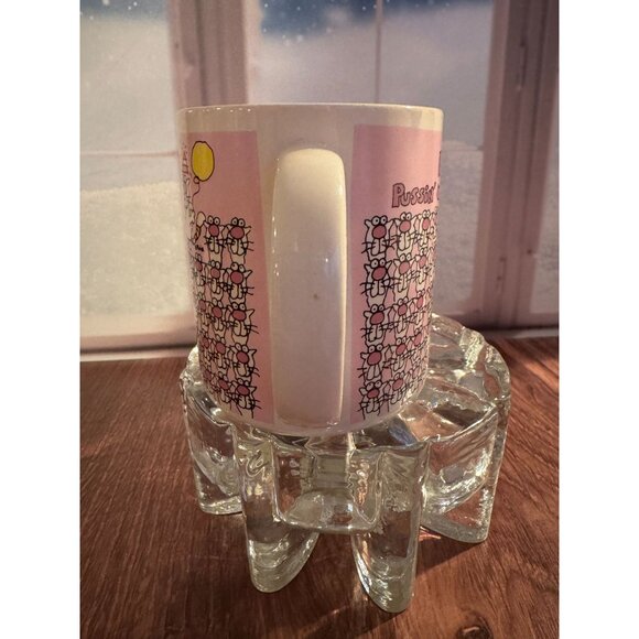 Vintage 1988 Enesco “Pussin’ 50” Cat Mug – Ernie Thomsen Design - Picture 3 of 7